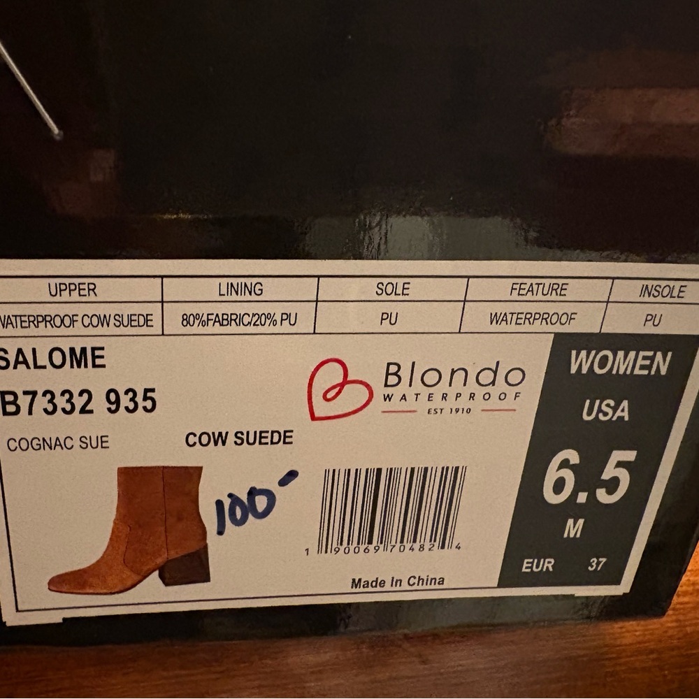 Blondo Camel Suede Ankle Booties - Picture 2 of 4